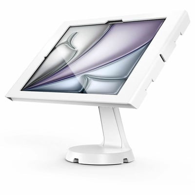 IPAD AIR M2 & M3 13IN, APEX ENCLOSURE MAST STAND - WHITE