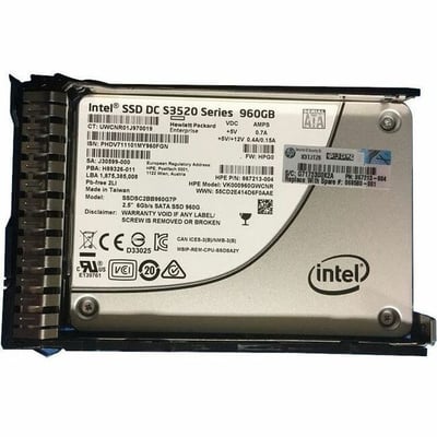 HP 960GB SATA 6G RI SFF 2.5 IN SC DS FIRMWARESSD