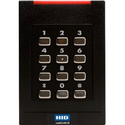 HID multiCLASS SE RPK40 Contactless Smart Card Reader - Wall Switch Keypad