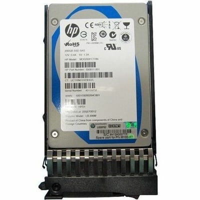 HPE Sourcing 200 GB Solid State Drive - 2.5" Internal - SAS (6Gb/s SAS)