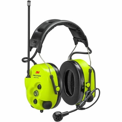 PELTOR LITECOM PLUS 2WAY RADIO INTEGRATED HARDHAT ATTACHED PPT VOX