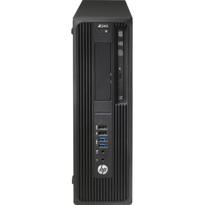 HP Z240 Workstation - 1 Xeon E3-1240 v6 - 16 GB - 1 TB HDD - 512 GB SSD - Small Form Factor - Black