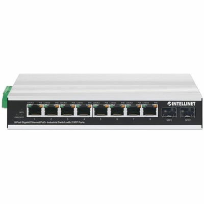 8-PORT POE+ INDUSTRIAL SWITCH W/ 2 SFPS