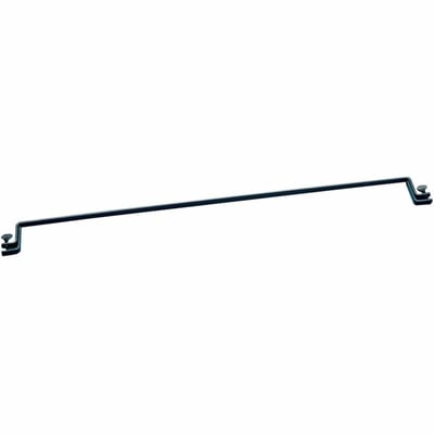 Ortronics Cable Management Support Bar - U-Type - 1.5 D - 19 in W - black