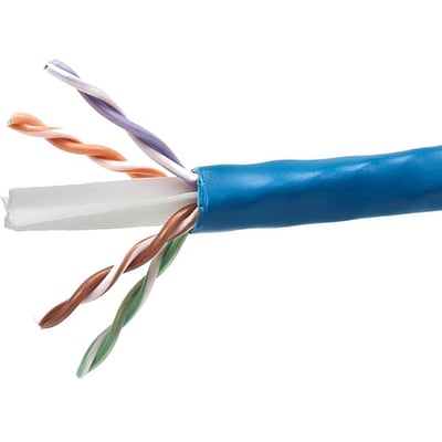 1000FT CAT 6 UTP, SOLID, (CMP), BLUE