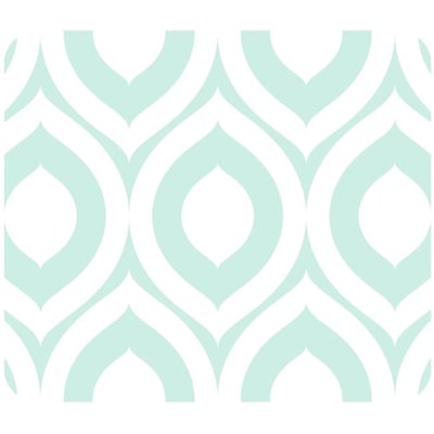 OTM Classic Prints White Mouse Pad, Elm Frost Green