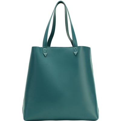 MADE EASY LEATHER TOTE GREEN