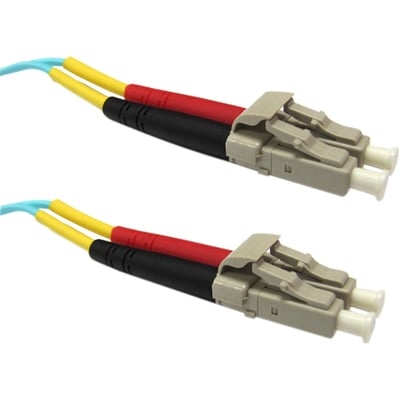 Weltron 10m LC/LC Multi-mode 50/125M Aqua Fiber Patch Cable