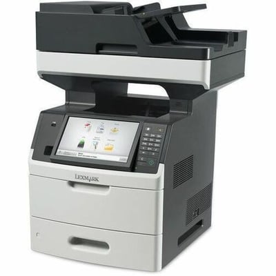 Lexmark MX711DE Wired Laser Multifunction Printer - Monochrome - Gray, White