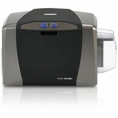 Fargo DTC1250e Single Sided Desktop Dye Sublimation/Thermal Transfer Printer - Color - Card Print - Ethernet - USB