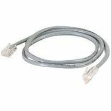 Quiktron Q-Series Patch Cords, Cat6, Non-Booted, Gray, 5 Ft