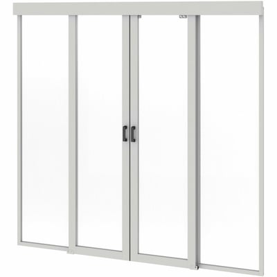 END-OF-ROW DOORS FOR RAPIDPOD A STEM - DUAL SLIDE 96INH X 48INW TAA