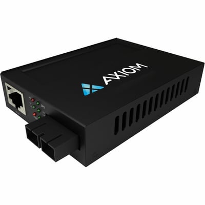 Axiom 1000BASE-T to 1000BASE-LX POE+ Media Converter