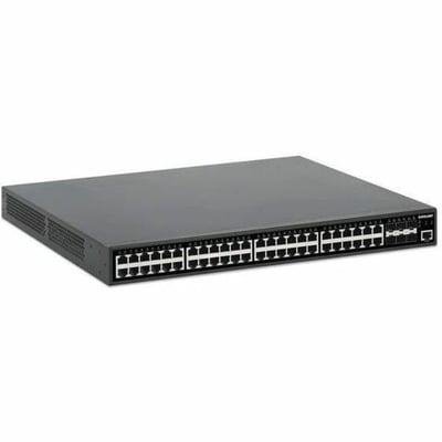 54-PORT L2+ FULLY MANAGED POE+ SWITCH WITH 48 GIGABIT ETHERNET PORTS AND 6 SFP+