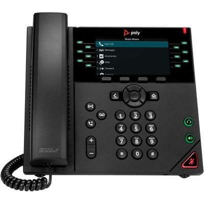 HP POLY VVX 450 12-IP PH POE-E TAA