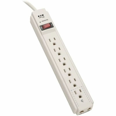 Tripp Lite by Eaton Protect It! 6-Outlet Surge Protector 4 ft. (1.22 m) Cord 790 Joules Tel/Fax/Modem Protection