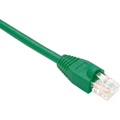 UNC CAT6 PATCH CABLE, 06 FT GREEN WITH BOOTED. HIGH-PERFORMANCE CAT6 ETHERNET CA