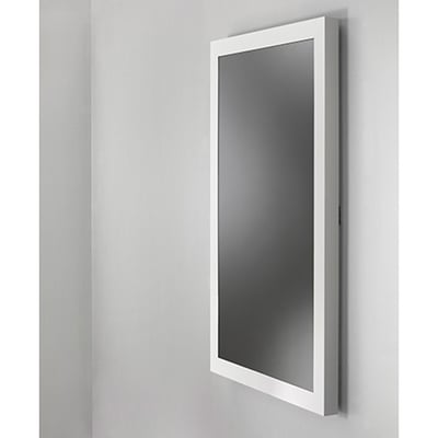 Chief Impact On-Wall Kiosk with Protective Glass - Portrait 50 Inch White