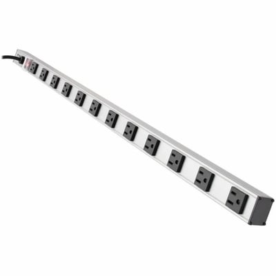 Tripp Lite by Eaton 12-Outlet Vertical Power Strip 120V 15A 15 ft. (4.57 m) Cord 5-15P 36 in.