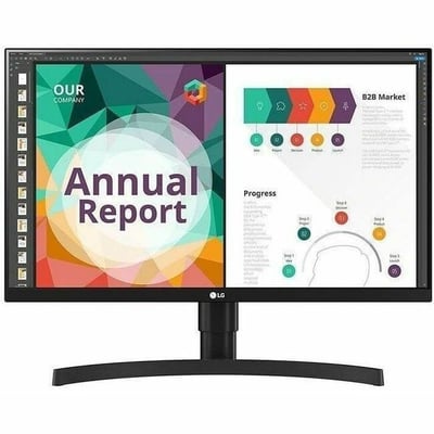 LG Ultrawide 27BN85UN-B 27" Class 4K UHD Curved Screen Gaming LCD Monitor - 16:9 - Textured Black