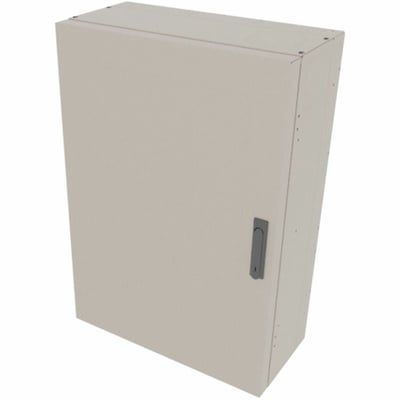 Middle Atlantic VWM 9RU Low Profile Pivoting Wall Mounted Rack - 42in Height - Putty Wrinkle Powder Coat - TAA Compliant