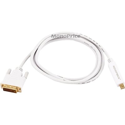 MINI DISPLAYPORT TO DVI CABLE - WHITE 6F