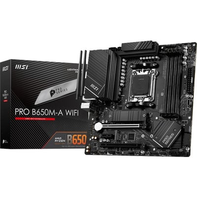 MSI B650M-A WIFI Desktop Motherboard - AMD B650 Chipset - Socket AM5 - Micro ATX
