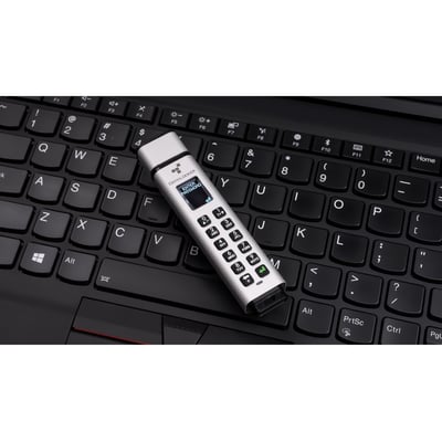SENTRY K350 ENCRYPTED FIPS 140-2 LEVEL 3 KEYPAD MICRO SSD 16GB