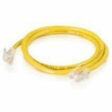 Quiktron Q-Series Patch Cords, CAT5E, Non-Booted, Yellow, 100 FT