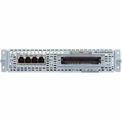Cisco Single-Wide High Density Analog Voice Service Module with 24 FXS and 4 FXO