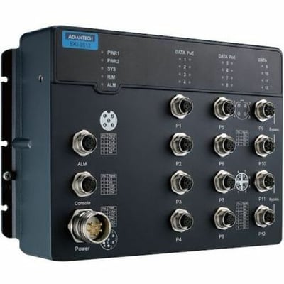 Advantech EKI-9512G-4GMPX-AE Ethernet Switch