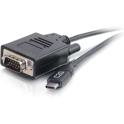 ADAPTER CABLE - USB-C LEFT CONNECTOR - MALE LEFT GENDER - VGA RIGHT CONNECTOR