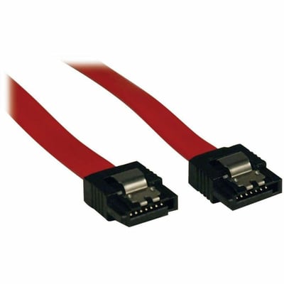 Tripp Lite by Eaton Serial ATA (SATA) Latching Signal Cable 7Pin (M/M) 8-in. (20.32 cm)