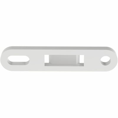 Panduit TP4H-D Cable Tie Mount, Natural, PA 6.6, Screw, 3.08x0.62" , PK500