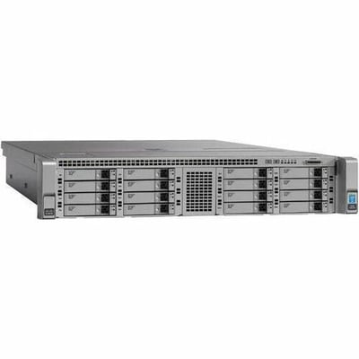 Cisco C240 M4 2U Rack Server - 2 x Intel Xeon E5-2620 2 GHz - 16 GB RAM - Serial ATA/600, 6Gb/s SAS Controller