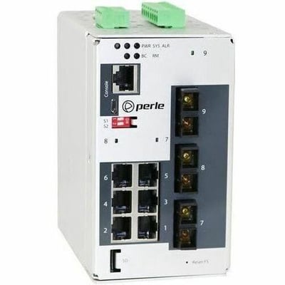 Perle IDS-509F3-C2MD2-SD20 - Industrial Managed Ethernet Switch