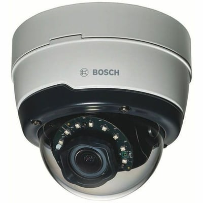 Bosch FLEXIDOME IP NDE-3513-AL 5 Megapixel Outdoor Network Camera - Color, Monochrome - 1 - Dome - White - TAA Compliant