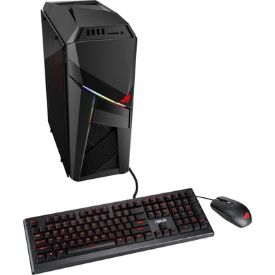 Asus ROG Strix GL12 GL12CX-XB981 Gaming Desktop Computer - Intel Core i9 9th Gen i9-9900K - 32 GB - 1 TB SSD - Tower - Iron Gray