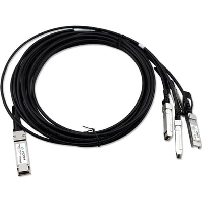 Axiom 40GBASE-CR4 QSFP+ to 4 SFP+ DAC Cable for Alcatel 1m - QSFP-4X10G-C1M