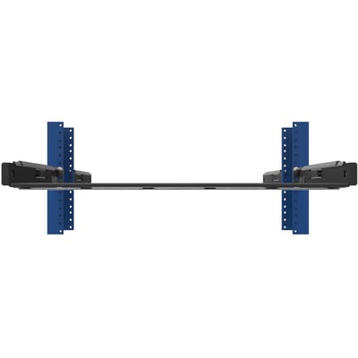 1U DUAL DRY SLIDE 2POST CENTER MOUNT SHELF