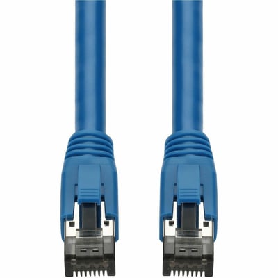 AddOn 25ft Blue CAT 8 Shielded (S/FTP) PVC Ethernet Cable Snagless Easy Boot RJ-45 M/M