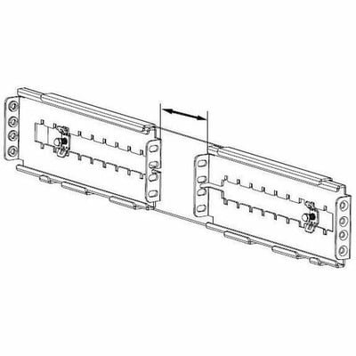 N1C.24RAILKIT Universal Convertible 2-Post or 4-Post Rack-Mount Rail Kit - Adjustable Depth 2U
