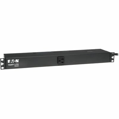 Tripp Lite by Eaton PDU 2.4kW Single-Phase 120V Basic PDU 13 NEMA 5-15/20R Outlets NEMA 5-20P Input 15 ft. (4.57 m) Cord 1U Rack-Mount