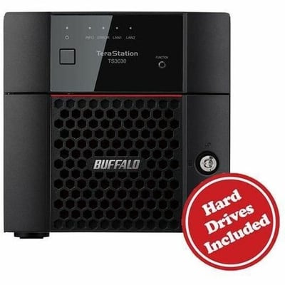 TERASTATION 3230DN 16TB 2BAY NAS 2X8TB HD SATA 2.5GBE RAID ISCSI