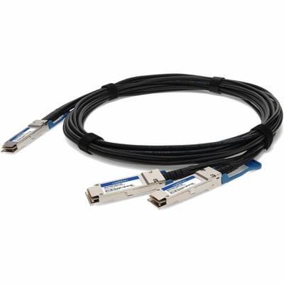 AddOn Mellanox&reg; Compatible TAA Compliant 100GBase-CU QSFP28 to 2xQSFP28 Direct Attach Cable (Passive Twinax, 3m)