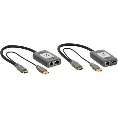 Tripp Lite by Eaton 1-Port HDMI over Cat6 Extender Kit, Pigtail Transmitter/Receiver, 4K 60 Hz, HDR, 4:4:4, 230 ft. (70.1 m), TAA