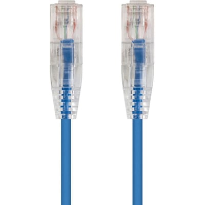 SLIMRUN CAT6 UTP CABLE-2FT BLUE