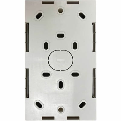 Eaton Tripp Lite Series Double-Gang Surface Mounting Box, UK Style, 86 x 147 x 47 mm, White, TAA