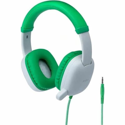 AVID WONDEREARS 3.5MM HEADPHONE GREEN KIDS HEADPHONE KIDCOM MIC
