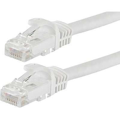 FLEXBOOT CAT6 24AWG  CABLE_ 10FT WHITE